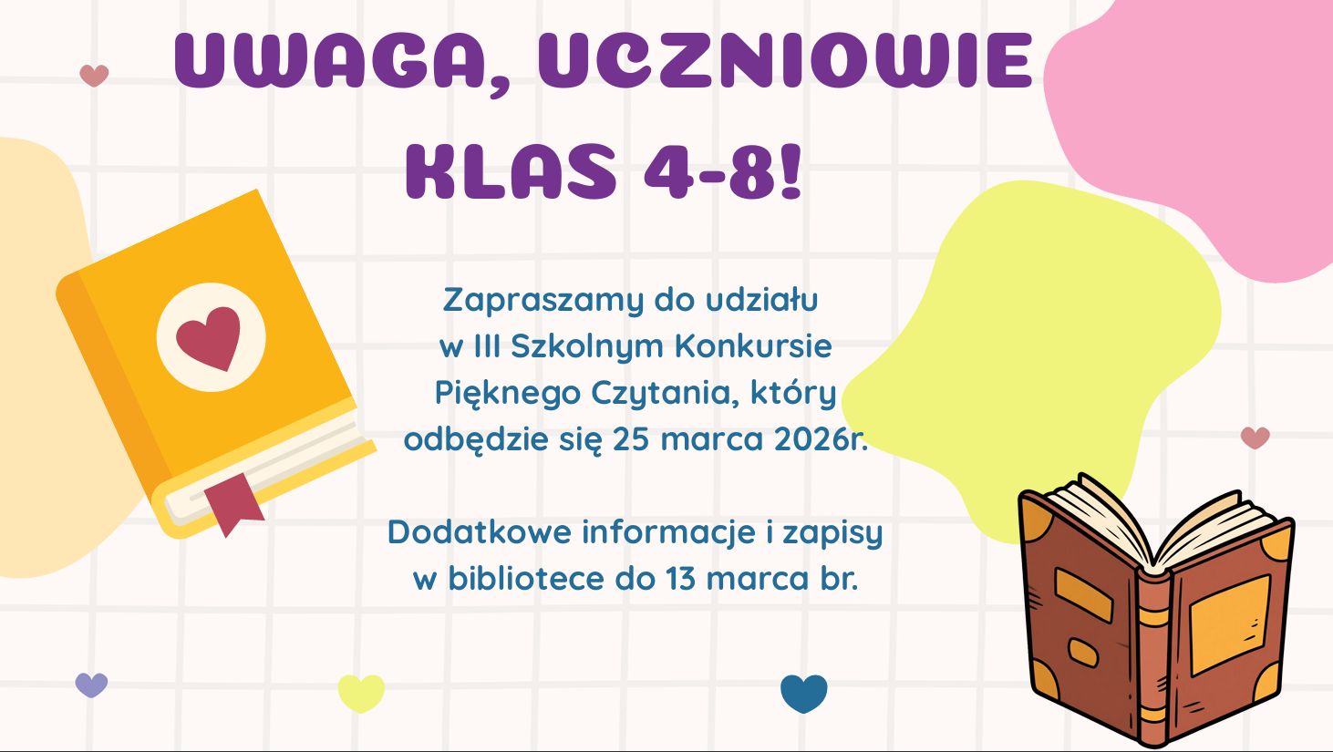 III Szkolny Konkurs Pięknego Czytania