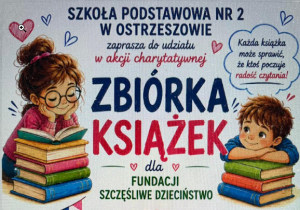Zbiór książek dla Fundacji Szczęśliwe Dzieciństwo.